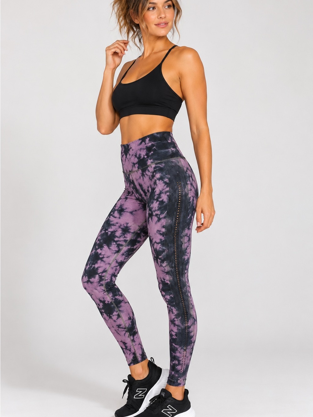 💜 NUX/Y6 (YogaSix) Purple High Rise Leggings Size M